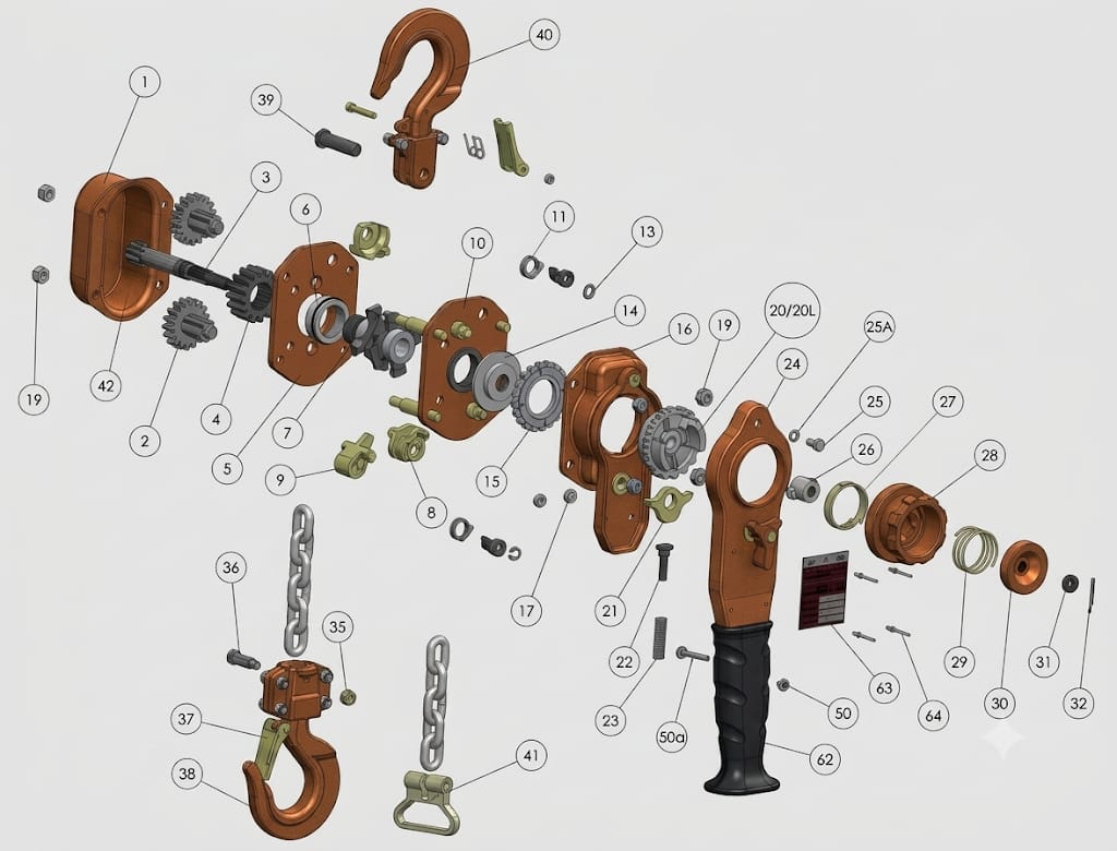 All Spares of Chain Block